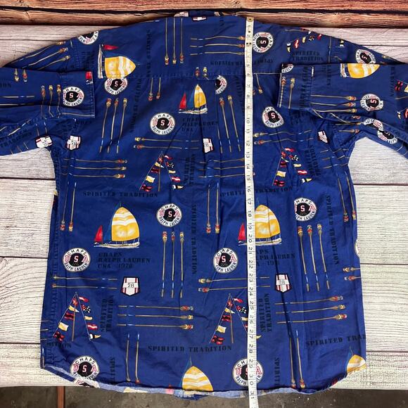 Vintage 1990s Chaps Ralph Lauren Button Up Long Sleeve Shirt - Picture 6 of 7